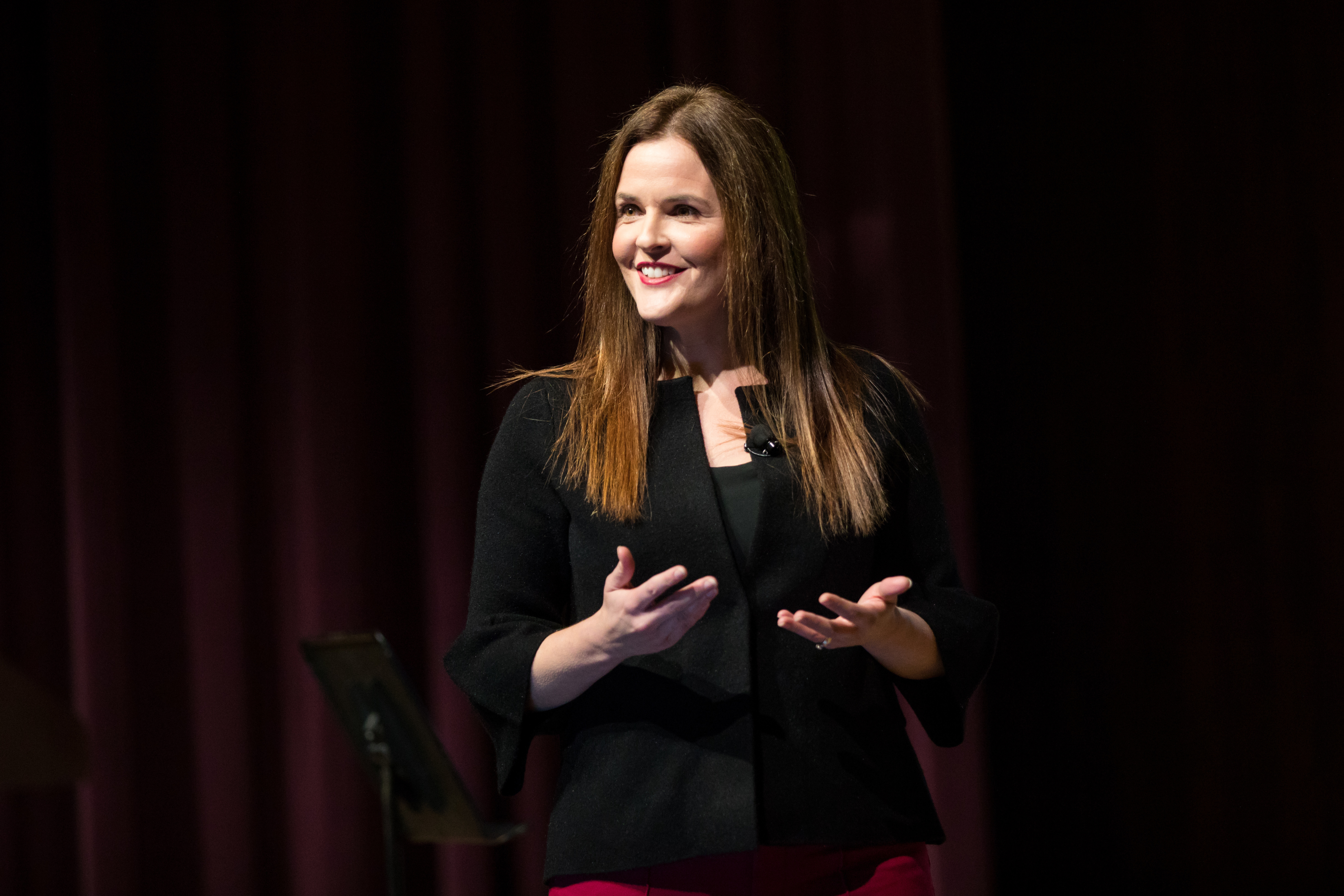 Kathryn P. Haydon on stage