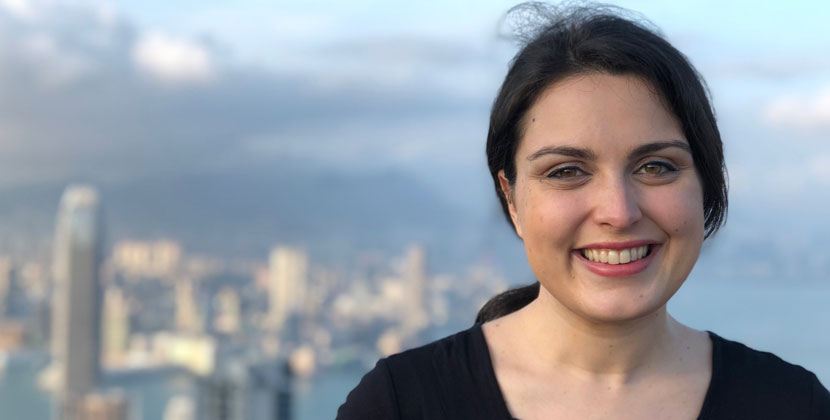 Cristy Garratt in Hong Kong